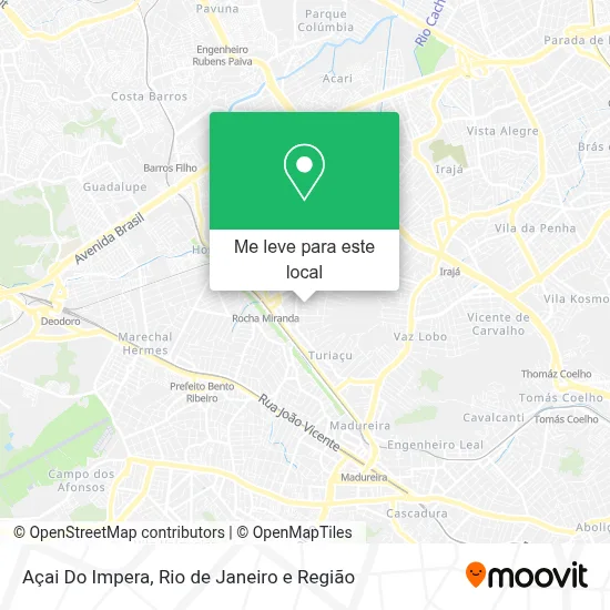 Açai Do Impera mapa