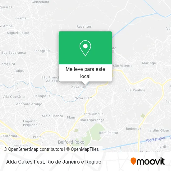 Alda Cakes Fest mapa