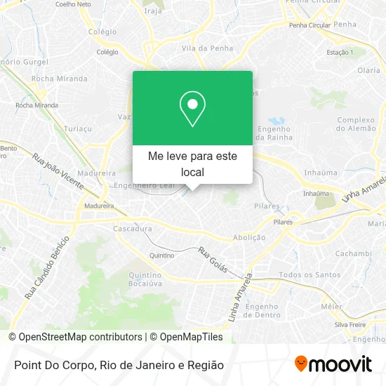 Point Do Corpo mapa