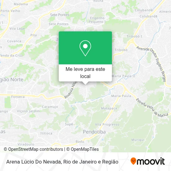 Arena Lúcio Do Nevada mapa