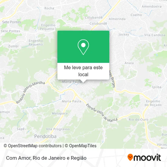 Com Amor mapa