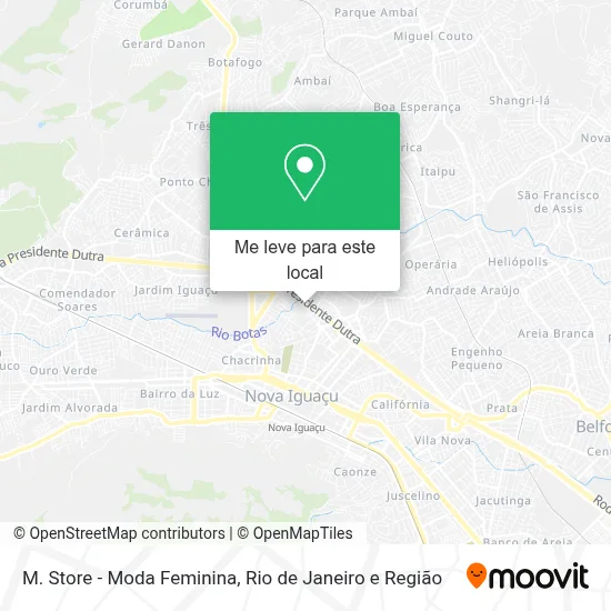 M. Store - Moda Feminina mapa