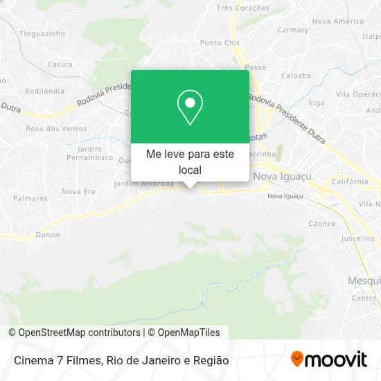 Cinema 7 Filmes mapa
