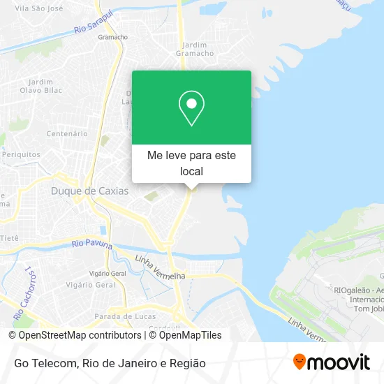 Go Telecom mapa