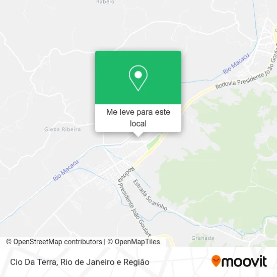 Cio Da Terra mapa
