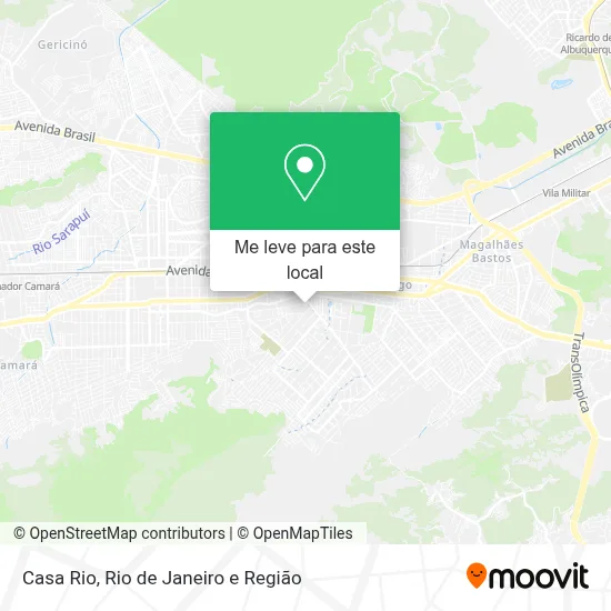 Casa Rio mapa