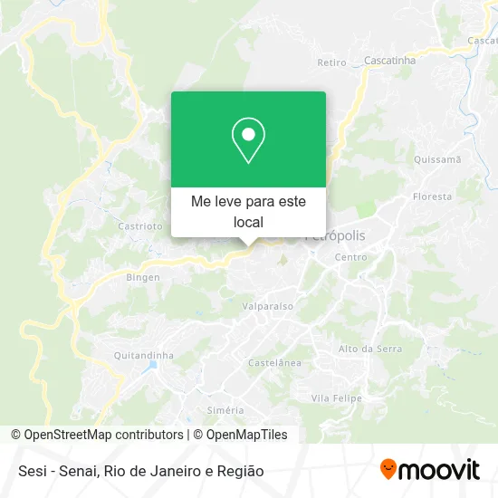 Sesi - Senai mapa