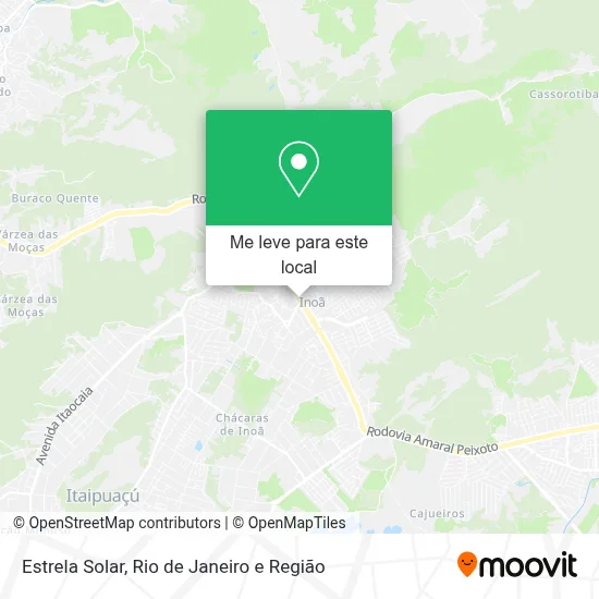 Estrela Solar mapa