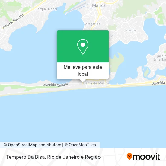Tempero Da Bisa mapa