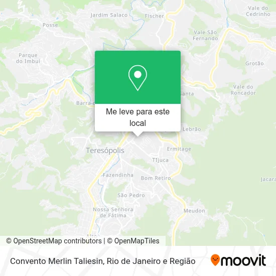 Convento Merlin Taliesin mapa