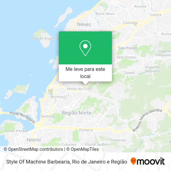 Style Of Machine Barbearia mapa