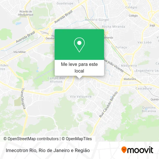 Imecotron Rio mapa