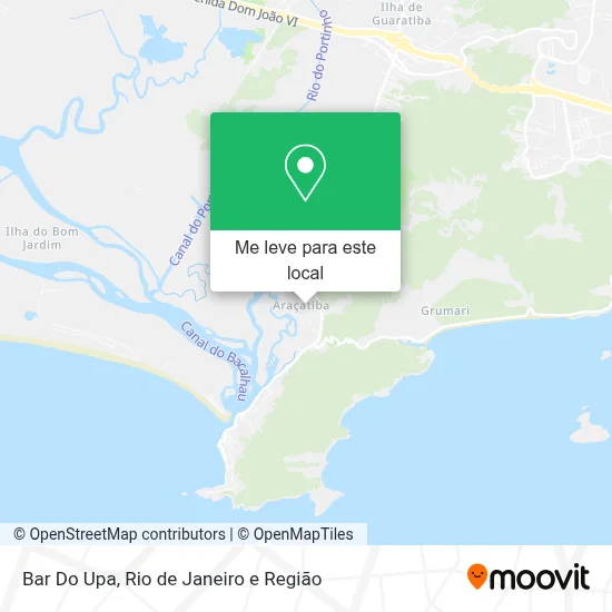 Bar Do Upa mapa