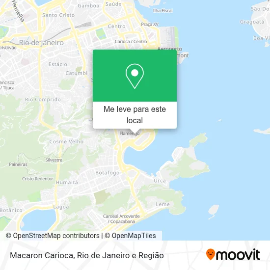 Macaron Carioca mapa