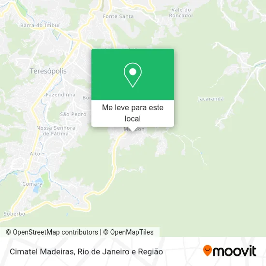 Cimatel Madeiras mapa