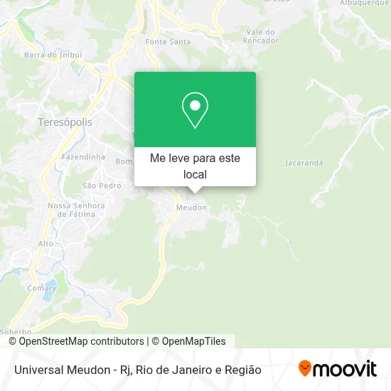 Universal Meudon - Rj mapa