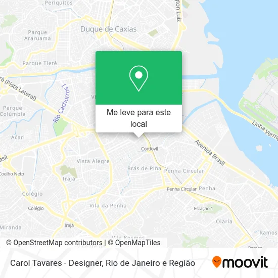 Carol Tavares - Designer mapa