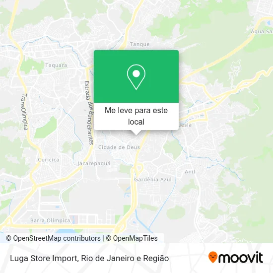 Luga Store Import mapa