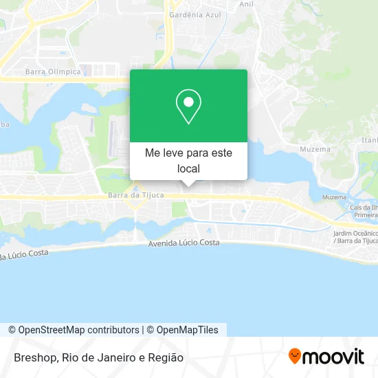 Breshop mapa
