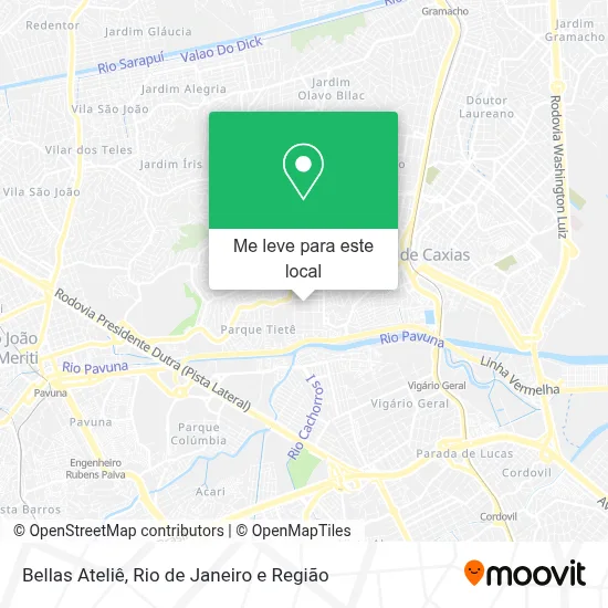 Bellas Ateliê mapa
