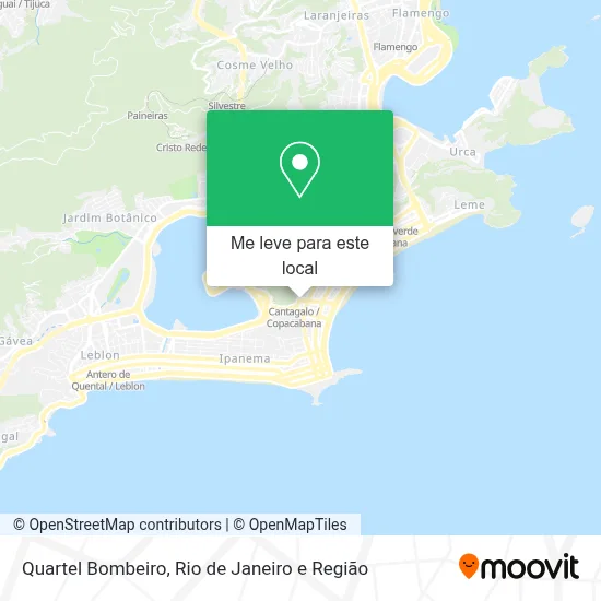 Quartel Bombeiro mapa