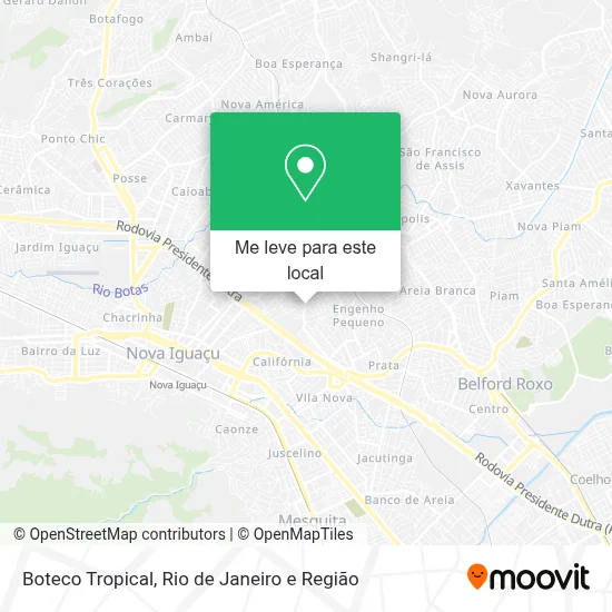 Boteco Tropical mapa