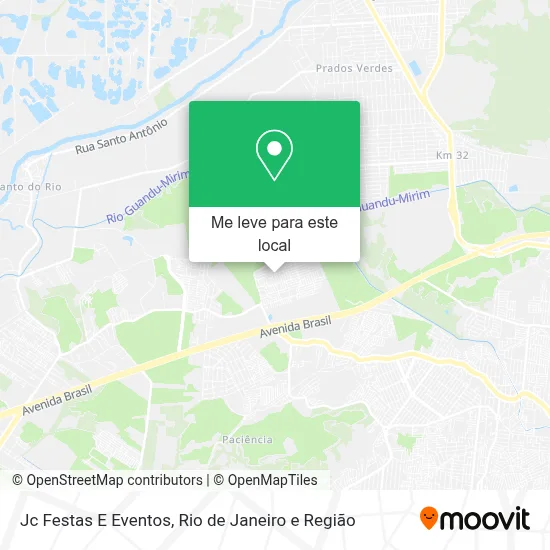 Jc Festas E Eventos mapa