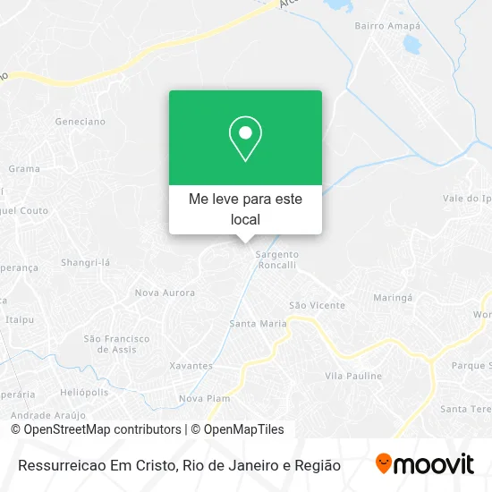 Ressurreicao Em Cristo mapa