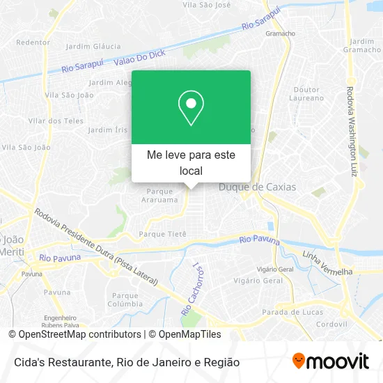 Cida's Restaurante mapa