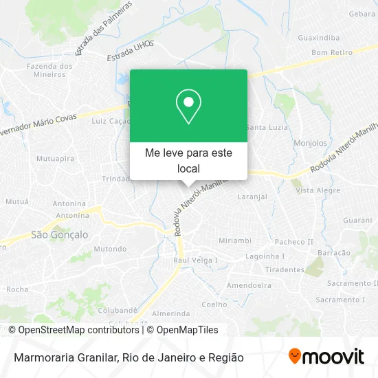 Marmoraria Granilar mapa