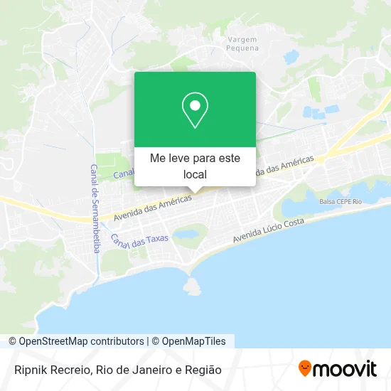 Ripnik Recreio mapa