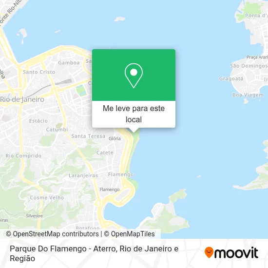 Parque Do Flamengo - Aterro mapa