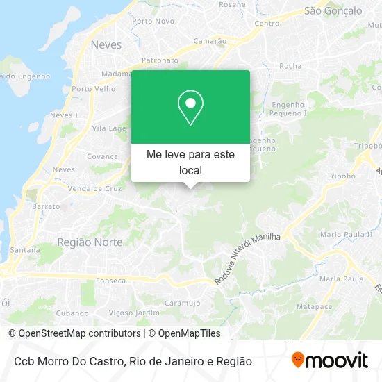 Ccb Morro Do Castro mapa