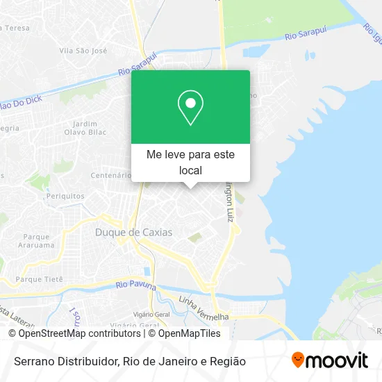 Serrano Distribuidor mapa