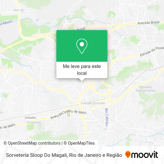 Sorveteria Sloop Do Magali mapa