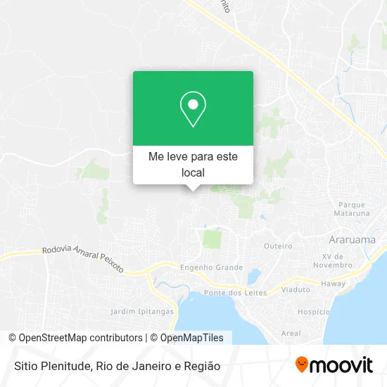 Sitio Plenitude mapa