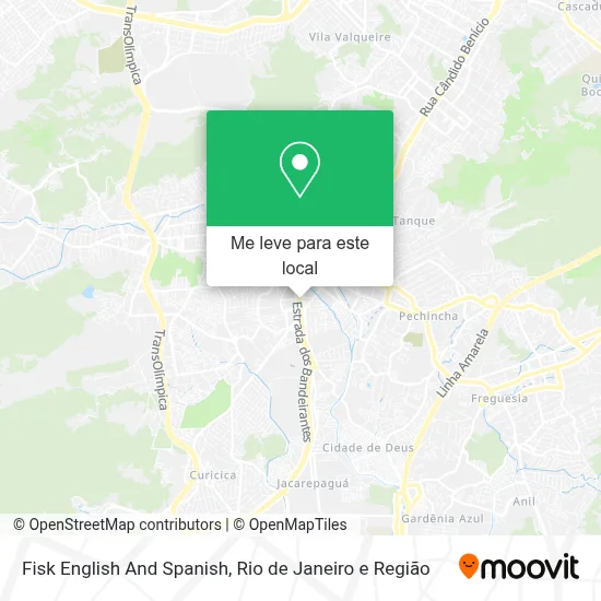 Fisk English And Spanish mapa