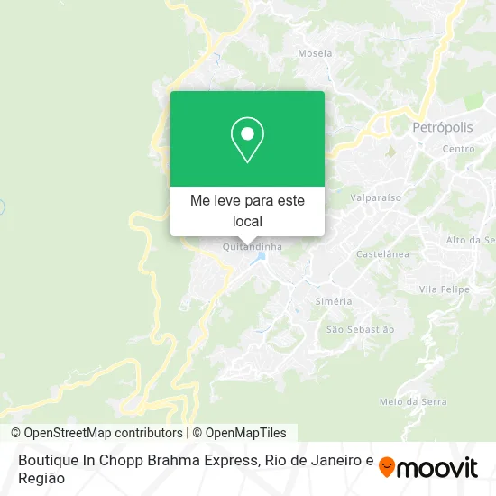 Boutique In Chopp Brahma Express mapa