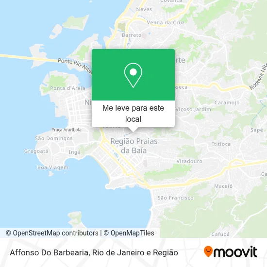 Affonso Do Barbearia mapa
