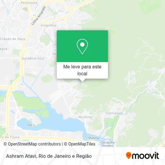 Ashram Atavi mapa