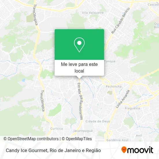 Candy Ice Gourmet mapa