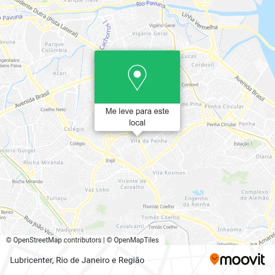 Lubricenter mapa