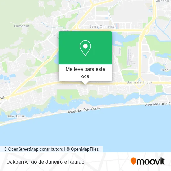 Oakberry mapa