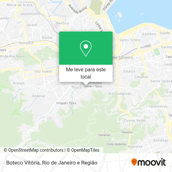 Boteco Vitória mapa