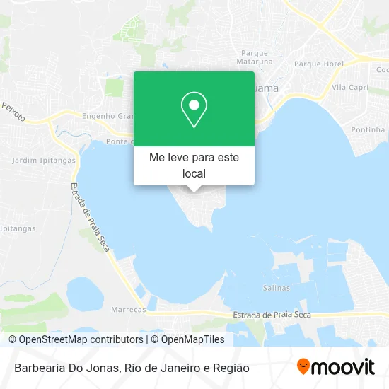 Barbearia Do Jonas mapa