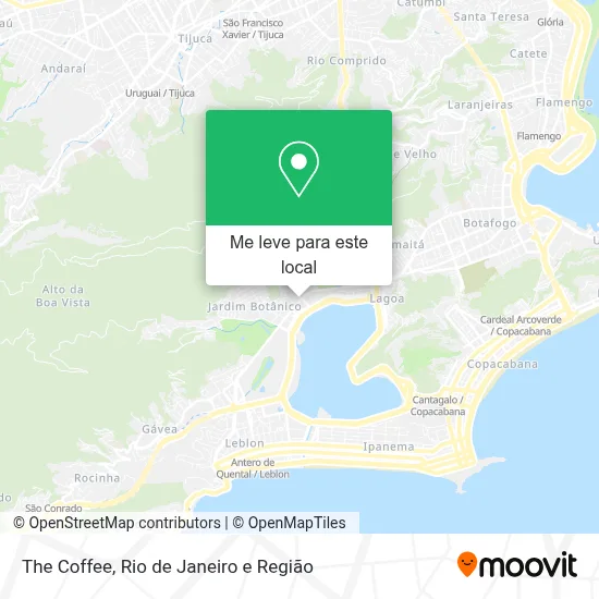 The Coffee mapa
