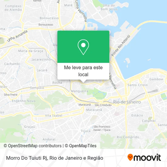 Morro Do Tuiuti Rj mapa