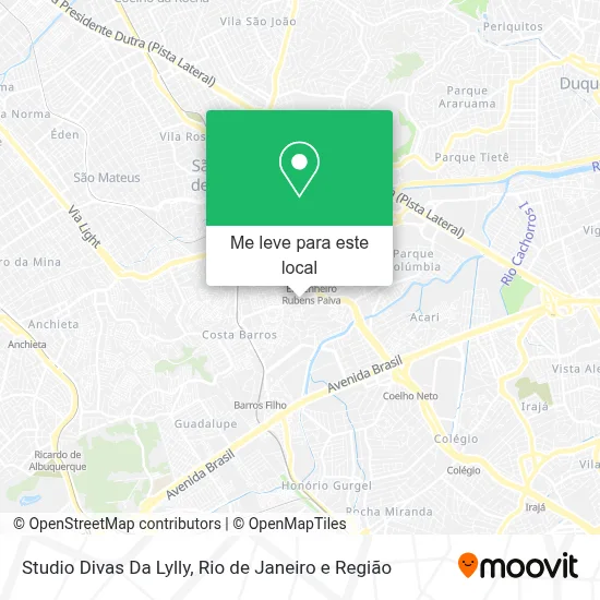 Studio Divas Da Lylly mapa