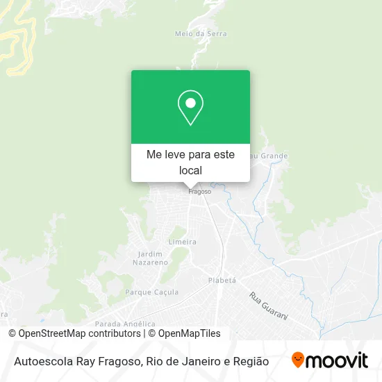 Autoescola Ray Fragoso mapa