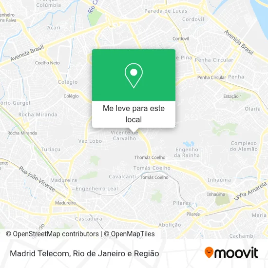 Madrid Telecom mapa